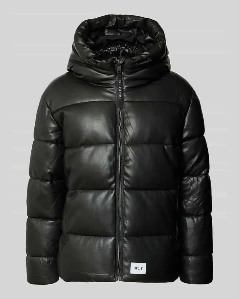 khujo Pufferjacke mit Kapuze Modell 'COEN 2 Black