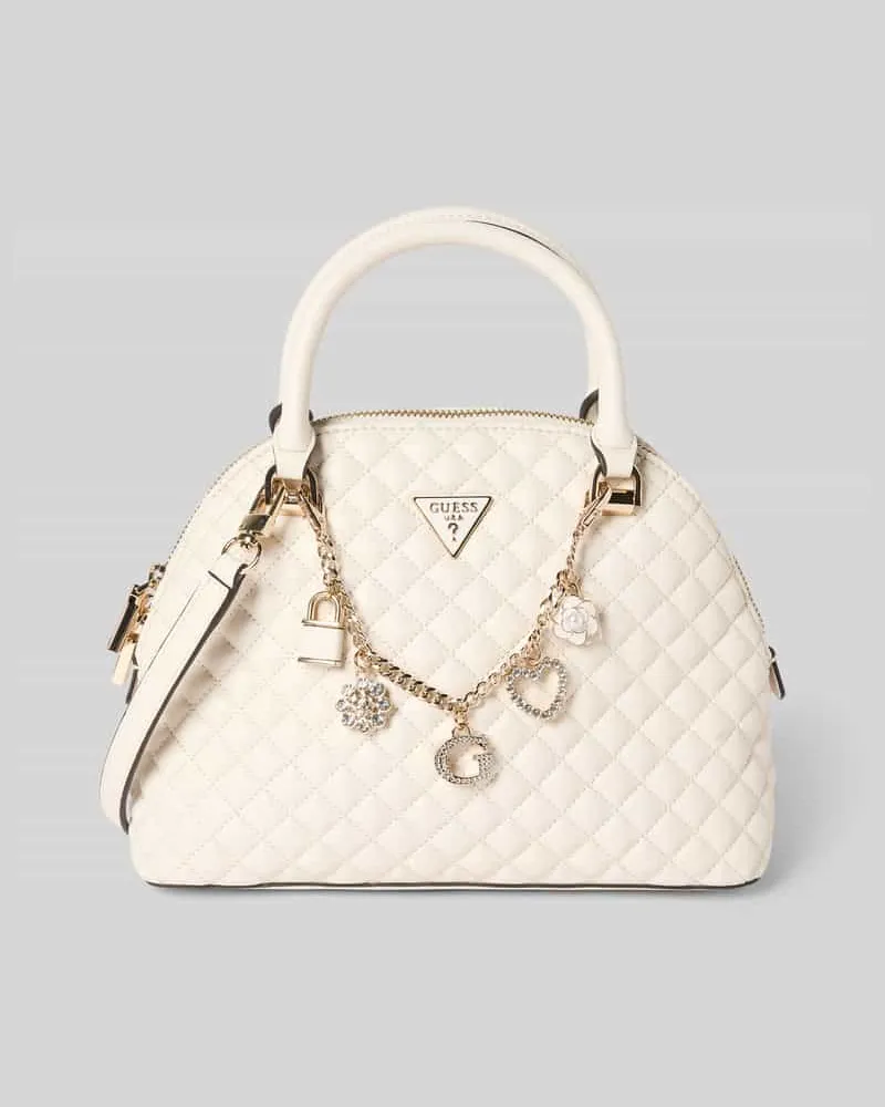 Guess Handtasche mit Label-Detail Modell 'EVERLEE Ecru