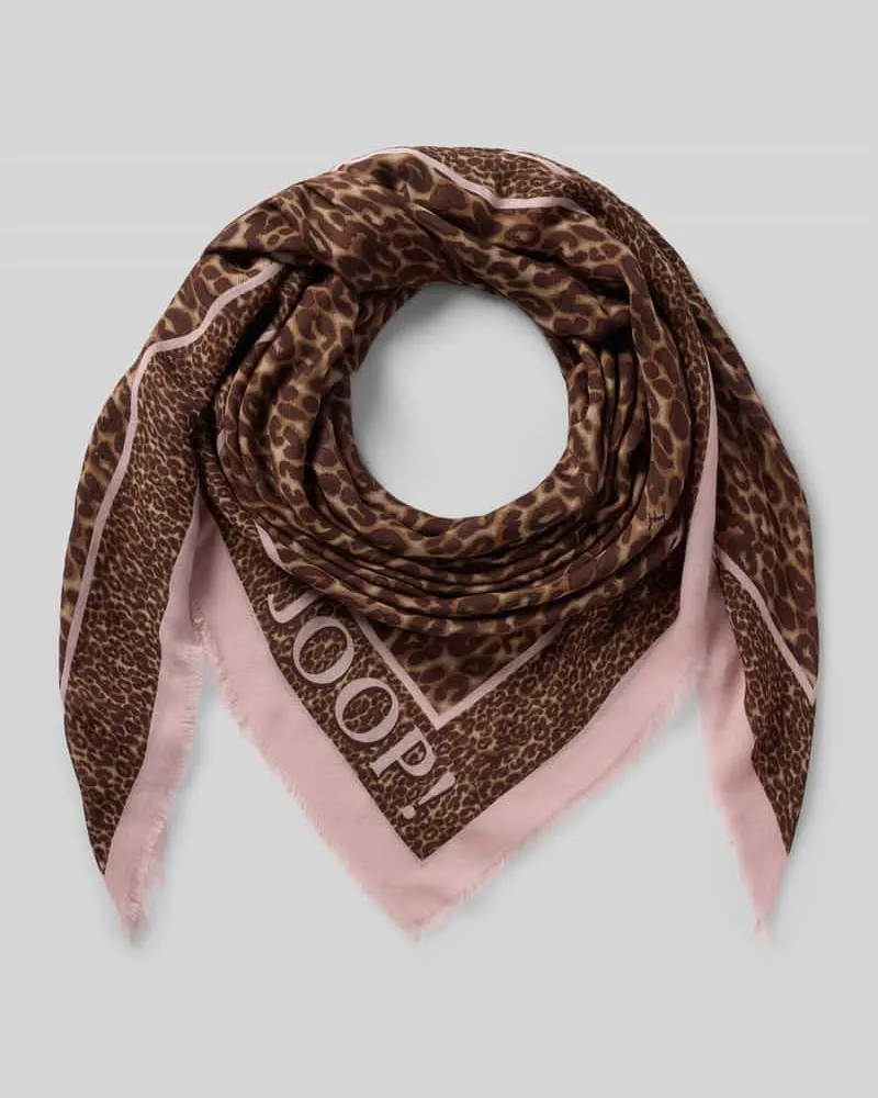 JOOP! Schal mit Logo-Print Modell 'Adalia Hazel
