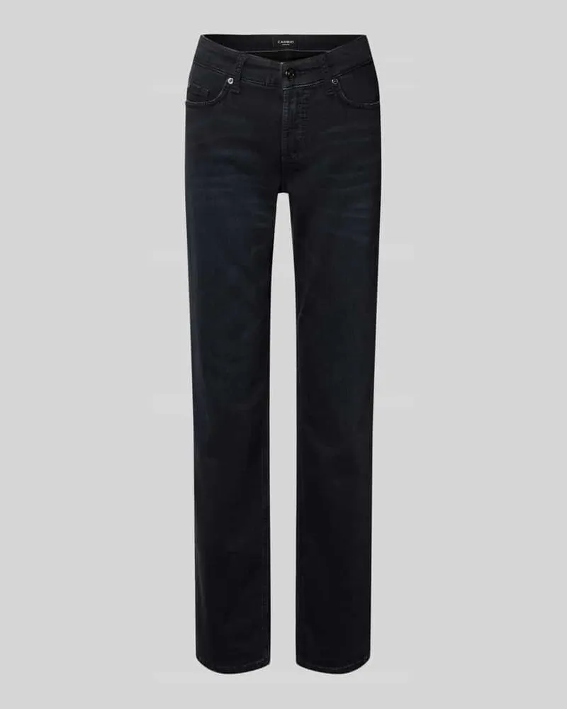 Cambio Jeans im Used-Look Modell 'PIPER Anthrazit