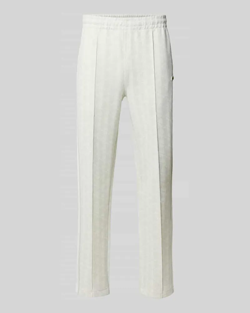 Lacoste Regular Fit Sweathose mit Baumwoll-Anteil Offwhite