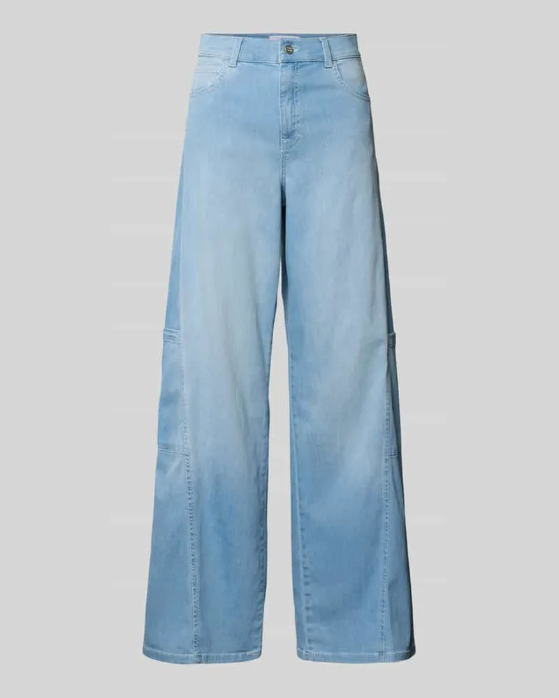 ANGELS  Wide Leg Jeans mit Cargotaschen Modell 'LIVA SEAM CARGO Hellblau