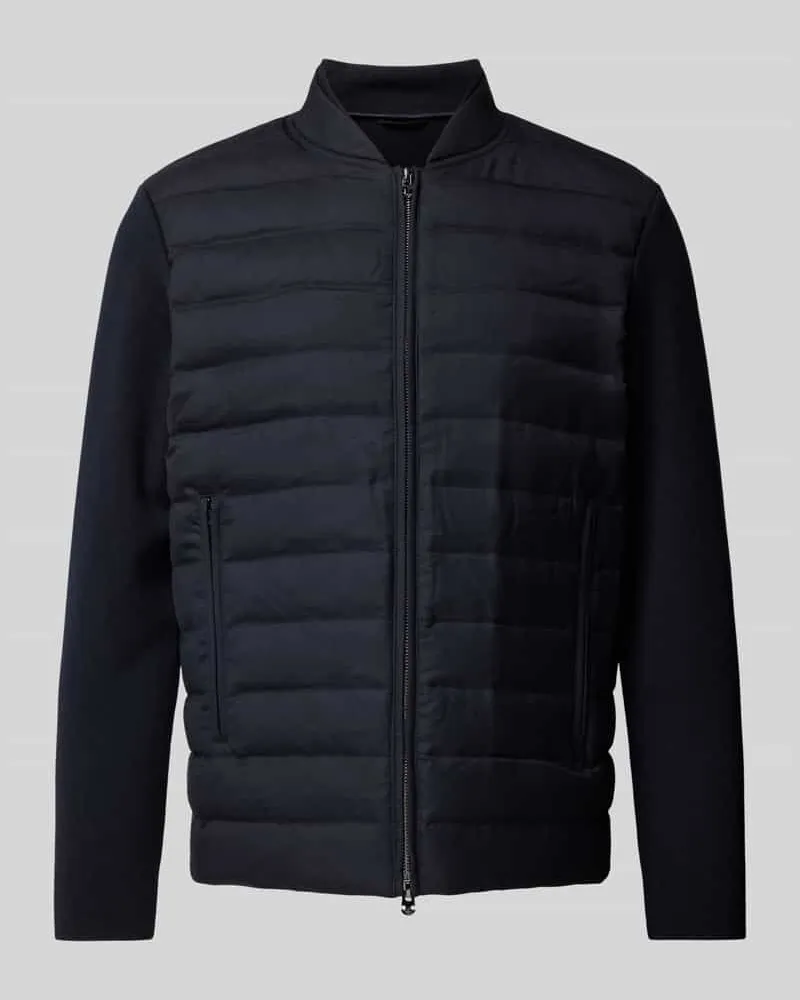 Emporio Armani Steppjacke mit Stehkragen Marine