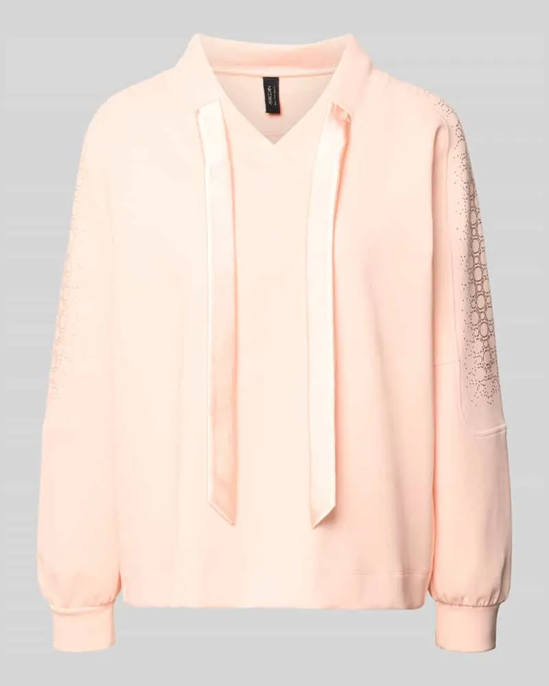 Marc Cain Sweatshirt mit Kapuze Apricot