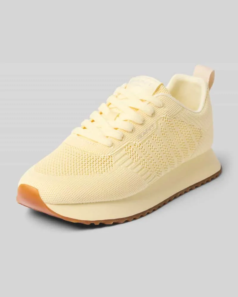 Gant Sneaker mit Label-Detail Modell 'Bevinda Hellgelb