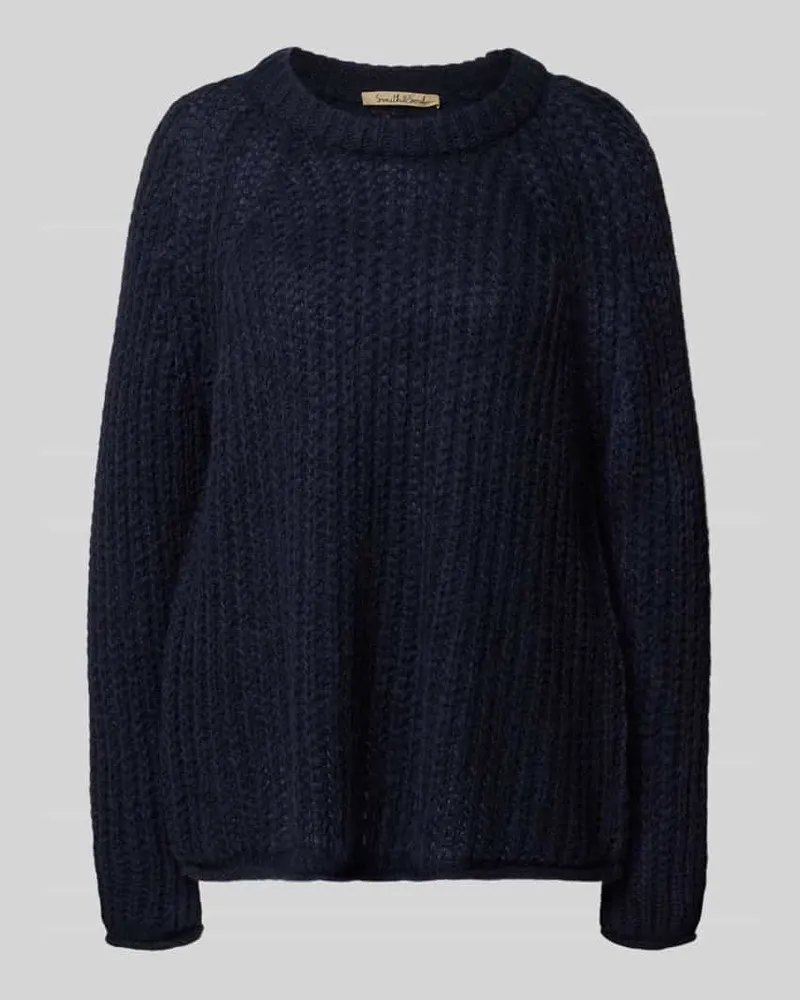 Smith & Soul Strickpullover mit Woll- und Mohair-Anteil Modell 'Raglan Marine