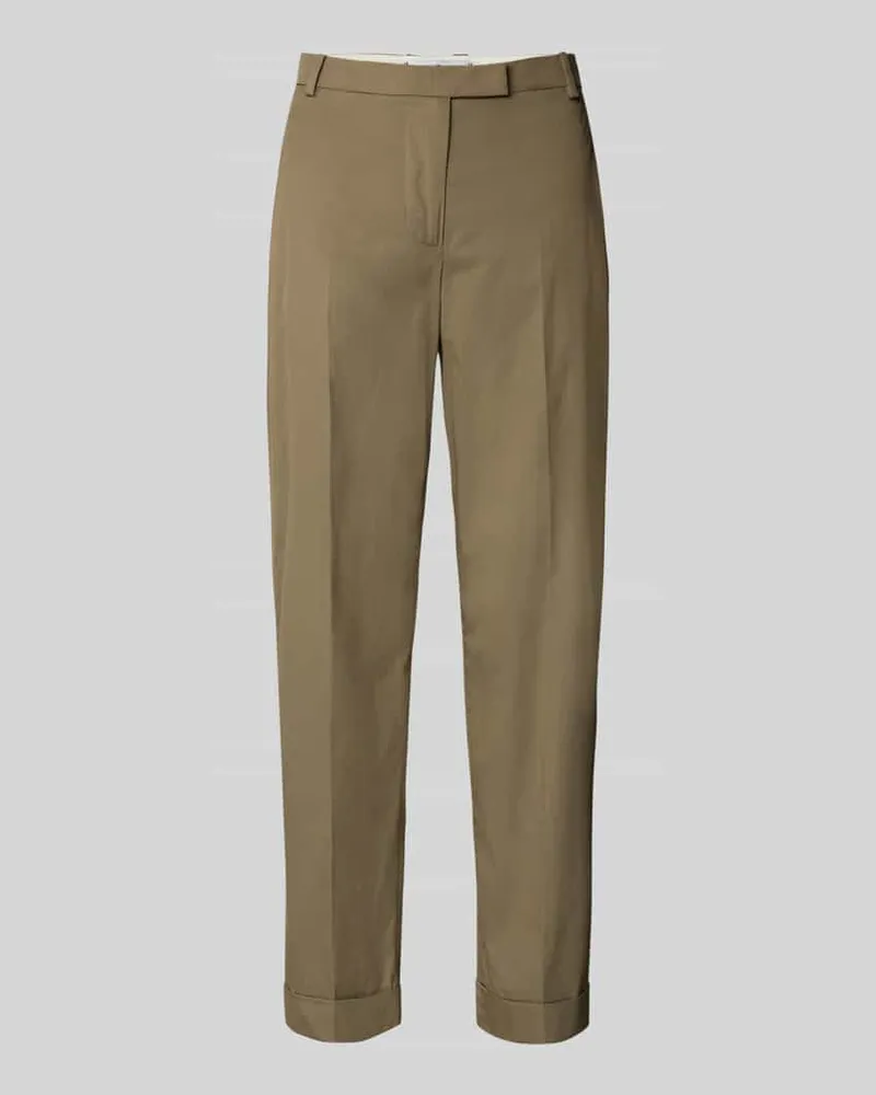 Tommy Hilfiger Slim Fit Chino aus Baumwoll-Mix Taupe