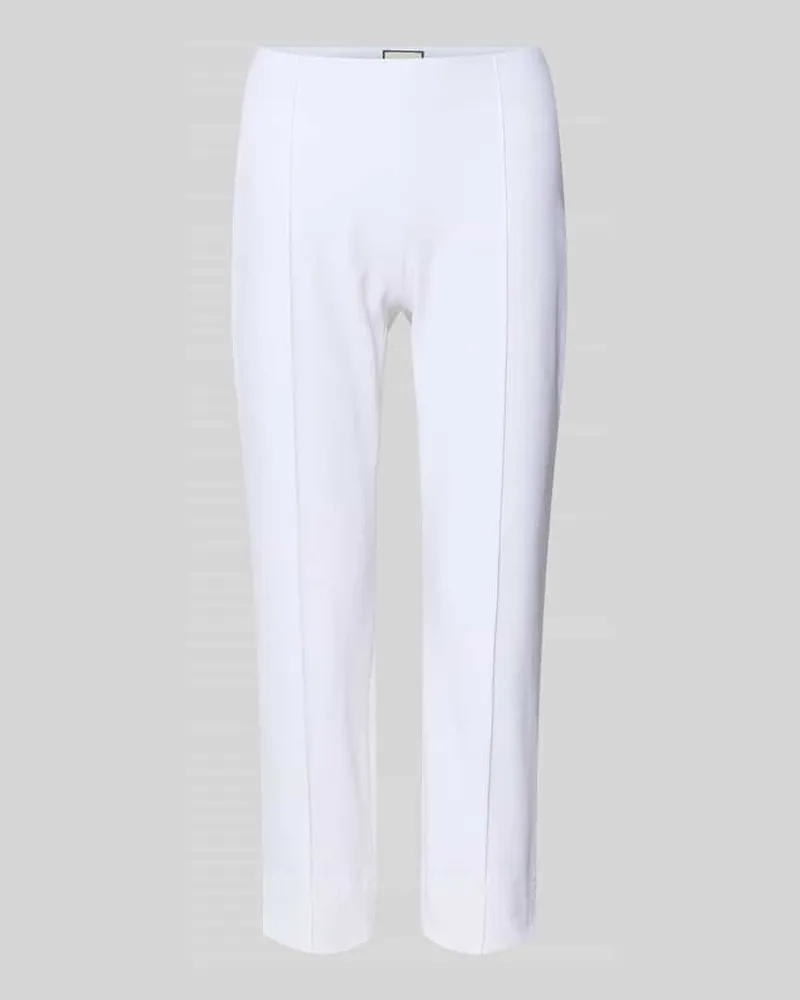 SEDUCTIVE  Caprihose mit Längsnähten Modell 'CAPRI Offwhite