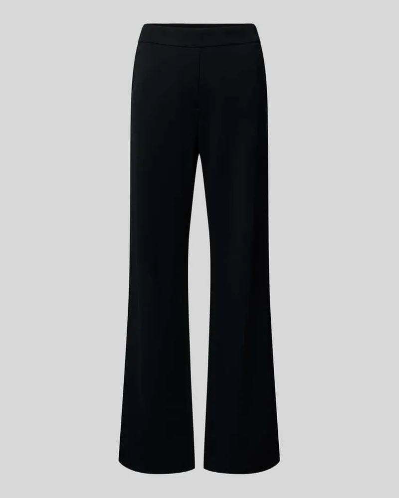 MAC Jeans Loose Fit Stoffhose aus Viskose-Mix Modell 'Chiara Black