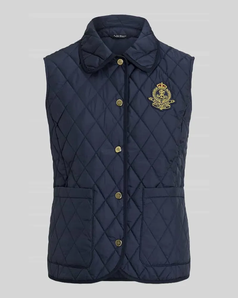 Ralph Lauren Regular Fit Steppweste mit Umlegekragen Marine