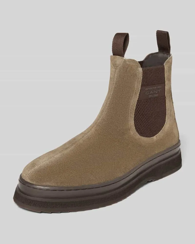 Gant Boots mit Label-Detail Modell 'Blistown Beige