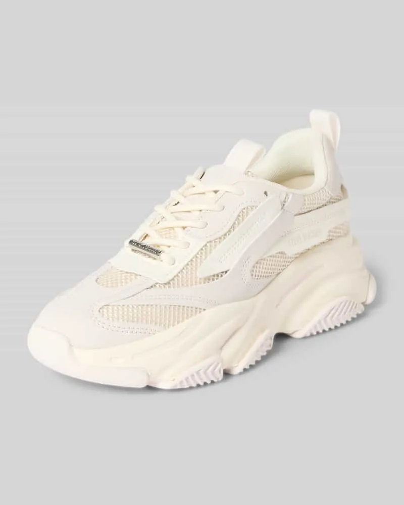 Steve Madden Sneaker mit Label-Details Modell 'Possession Silber