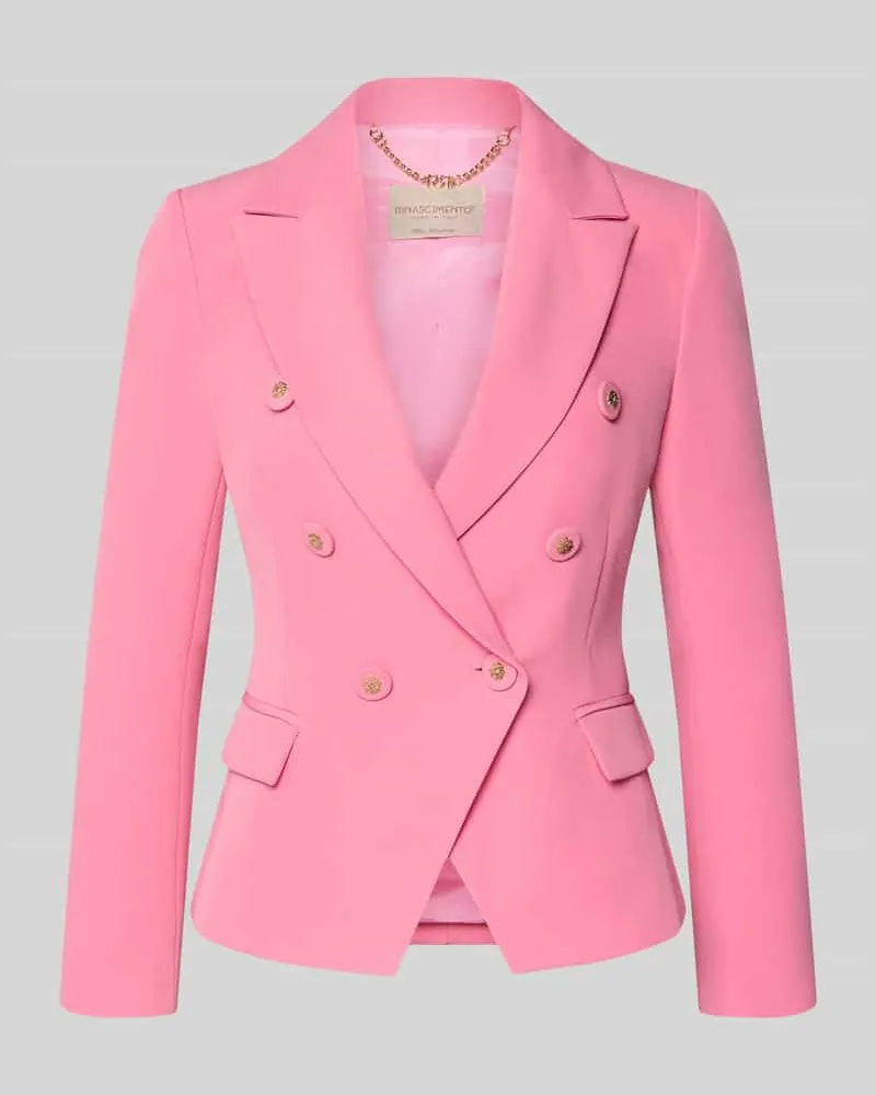 Rinascimento Blazer mit Pattentaschen Modell 'REWI Rosa