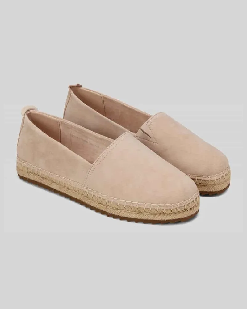 Marc O'Polo Espadrilles aus Veloursleder Modell 'GEM Sand