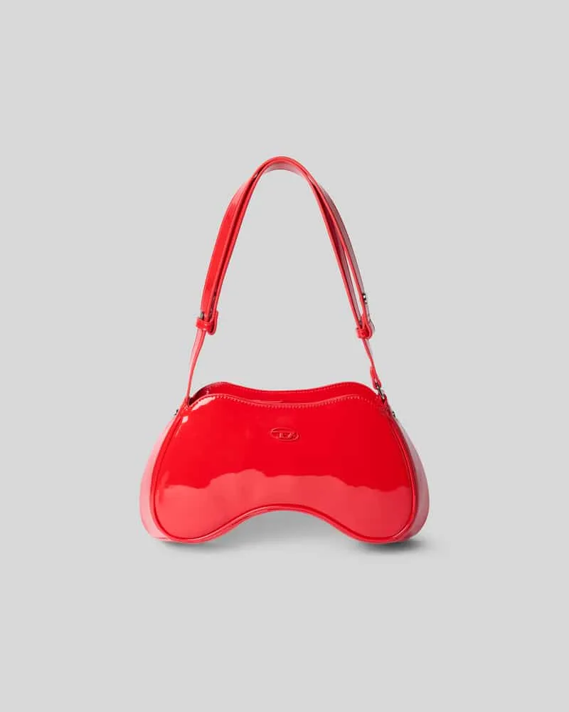 Diesel Shoulder Bag mit Logo-Detail Rot
