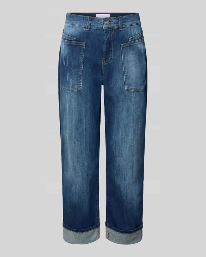 ANGELS  Jeans mit Eingrifftaschen Modell 'LIBERTA Blau