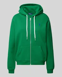 Ralph Lauren Sweatjacke mit Logo-Stitching Gruen