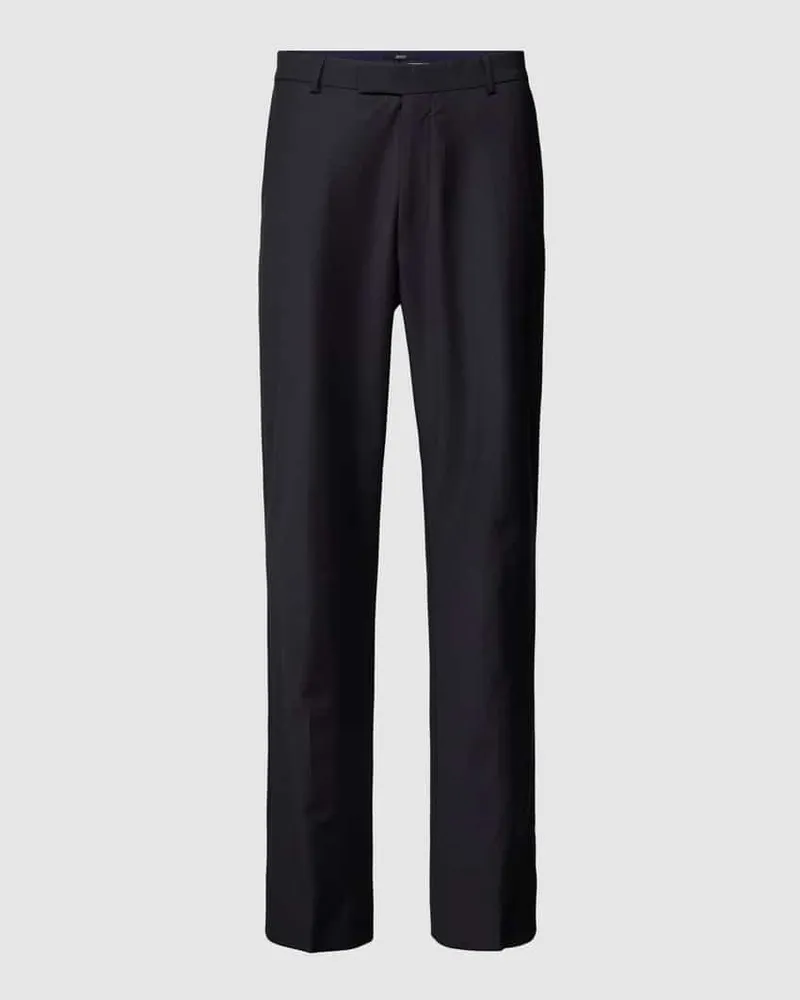 JOOP! Modern Fit Anzughose in unifarbenem Design Dunkelblau