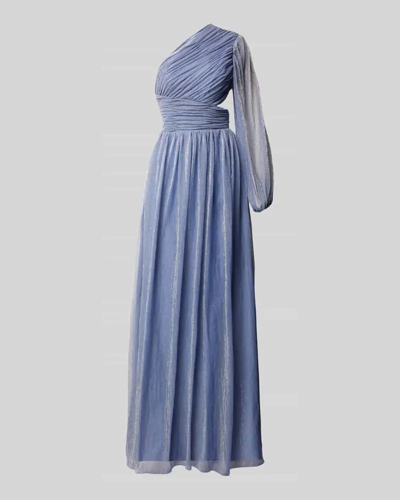Unique Abendkleid mit seitlichem Cut Out Hellblau