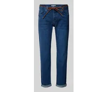 Regular Fit Jeans mit Bindegürtel Modell 'MASHA GIRLFRIEND