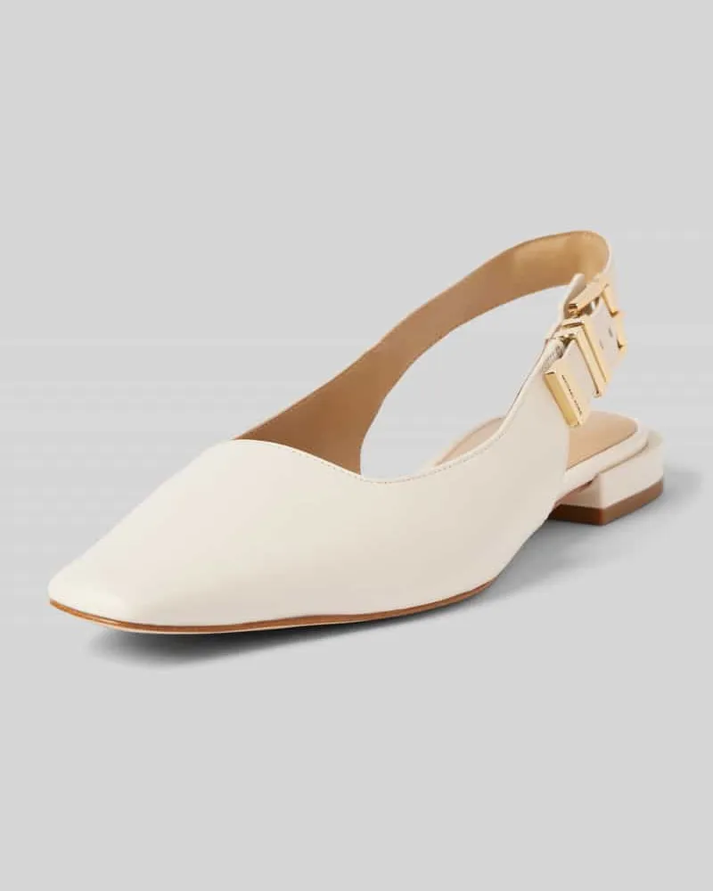 Michael Kors Slingballerinas mit Dornschließe Modell 'DARRINGTON Offwhite