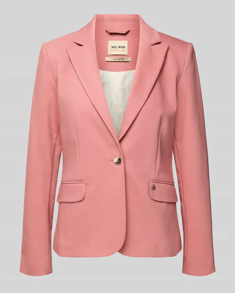 Mos Mosh Regular Fit Blazer mit Pattentaschen Modell 'Blake Hellrot