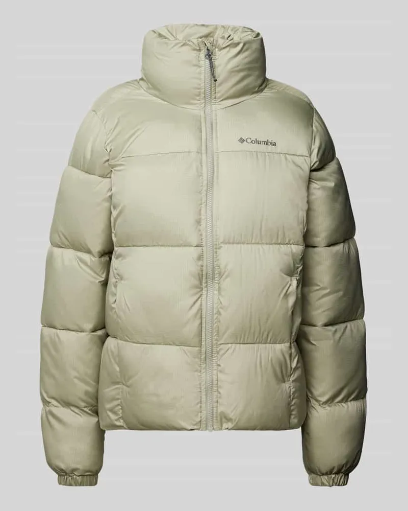 Columbia Sportswear Company Steppjacke mit Label-Print Beige