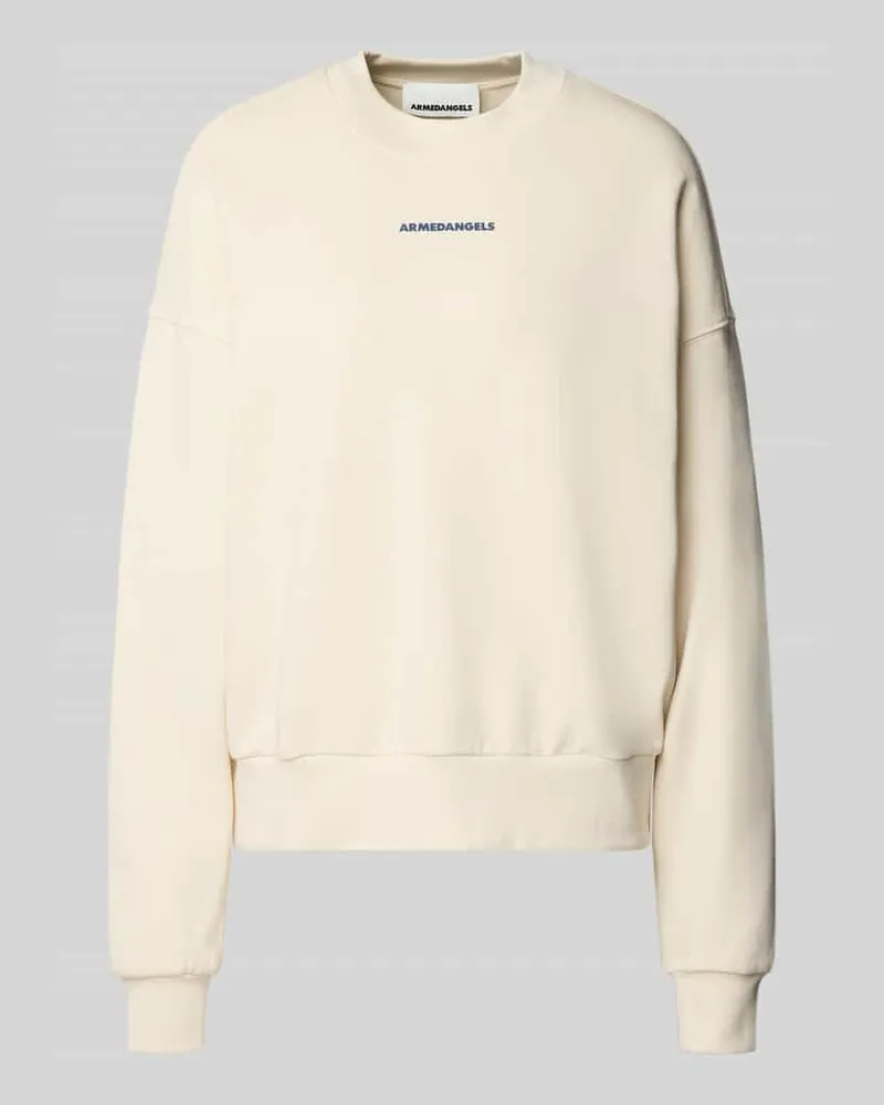 Armedangels Oversized Sweatshirt aus reiner Bio-Baumwolle Modell 'ALIZAA CHAANGE Offwhite