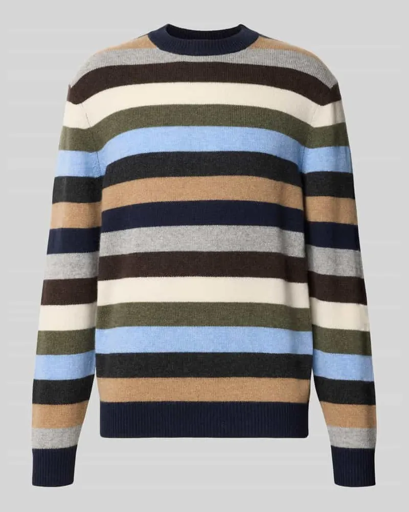 Christian Berg Regular Fit Pullover aus reinem Kaschmir Marine
