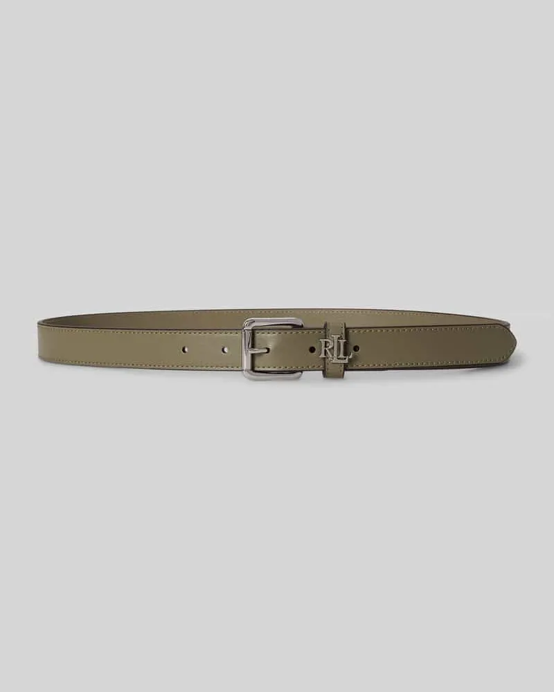 Ralph Lauren Gürtel aus echtem Leder mit Logo-Detail Oliv