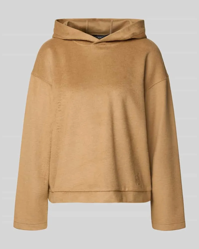 Max Mara Comfort Fit Sweatshirt mit Woll-Anteil Modell 'OSCURI Camel
