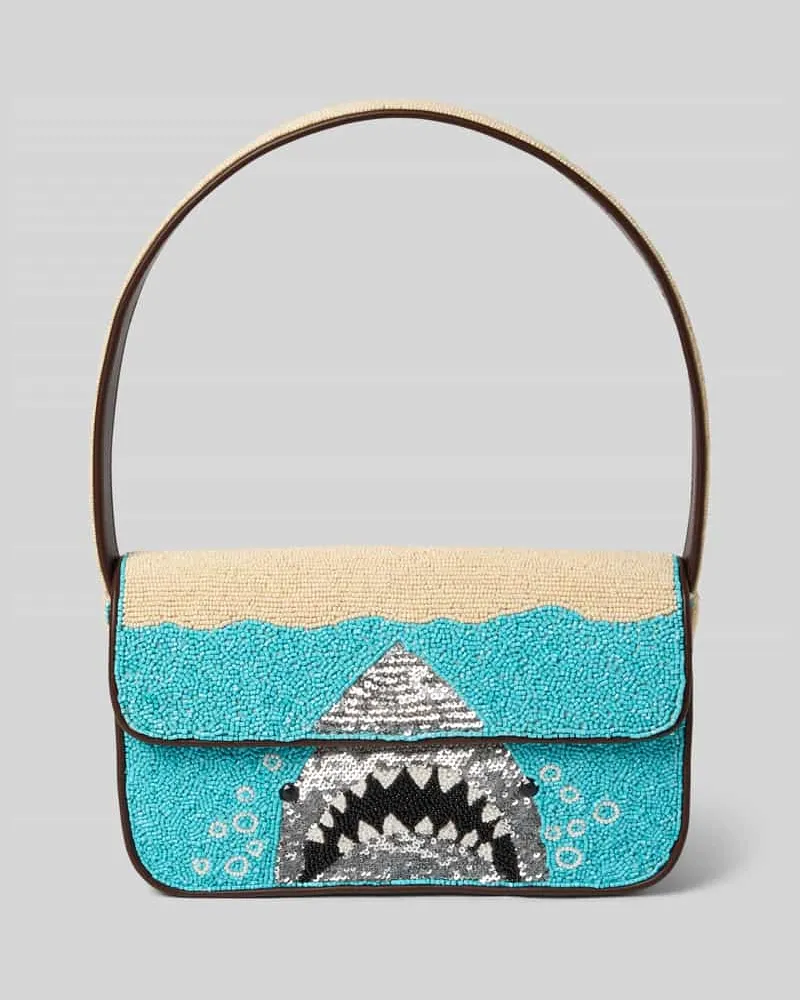 STAUD Handtasche mit Pailletten Modell 'TOMMY Metallic