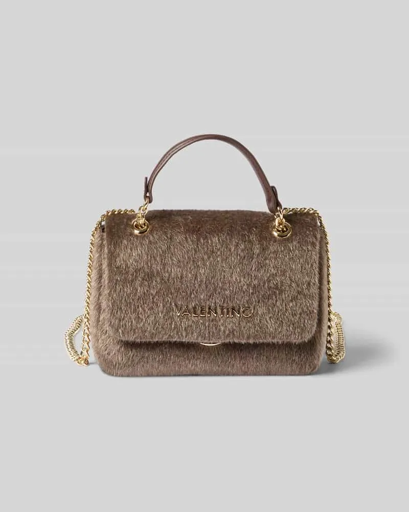 Valentino Bags Umhängetasche mit Label-Detail Dunkelbraun