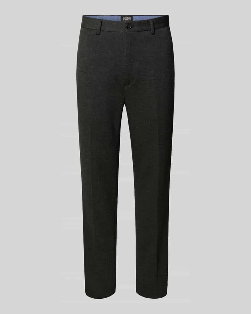 Scotch&Soda Stoffhose mit Gesäßtaschen Anthrazit