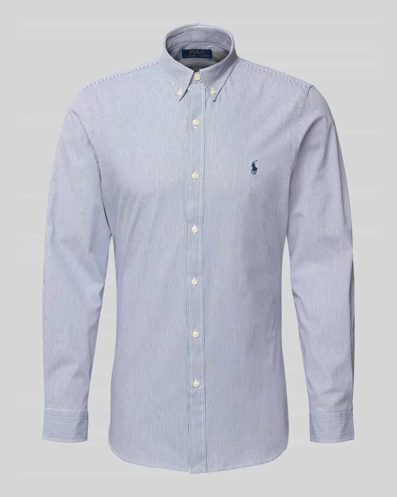 Ralph Lauren Freizeithemd mit Knopfleiste Bleu