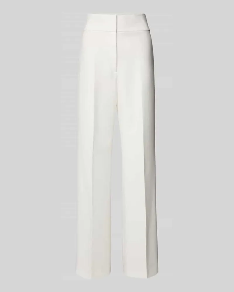 HUGO BOSS High Waist Hose mit Bügelfalten Modell 'Himia Weiss