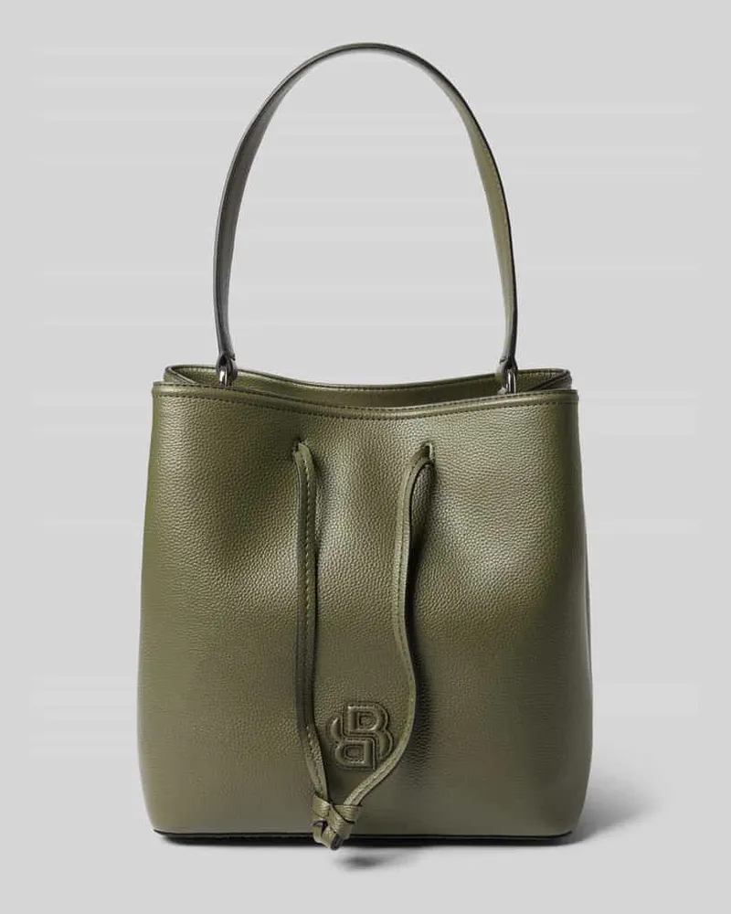 HUGO BOSS Henkeltasche mit Kordel Dunkelgruen
