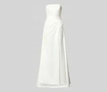 Abendkleid im Off-Shoulder-Look mit Gehschlitz