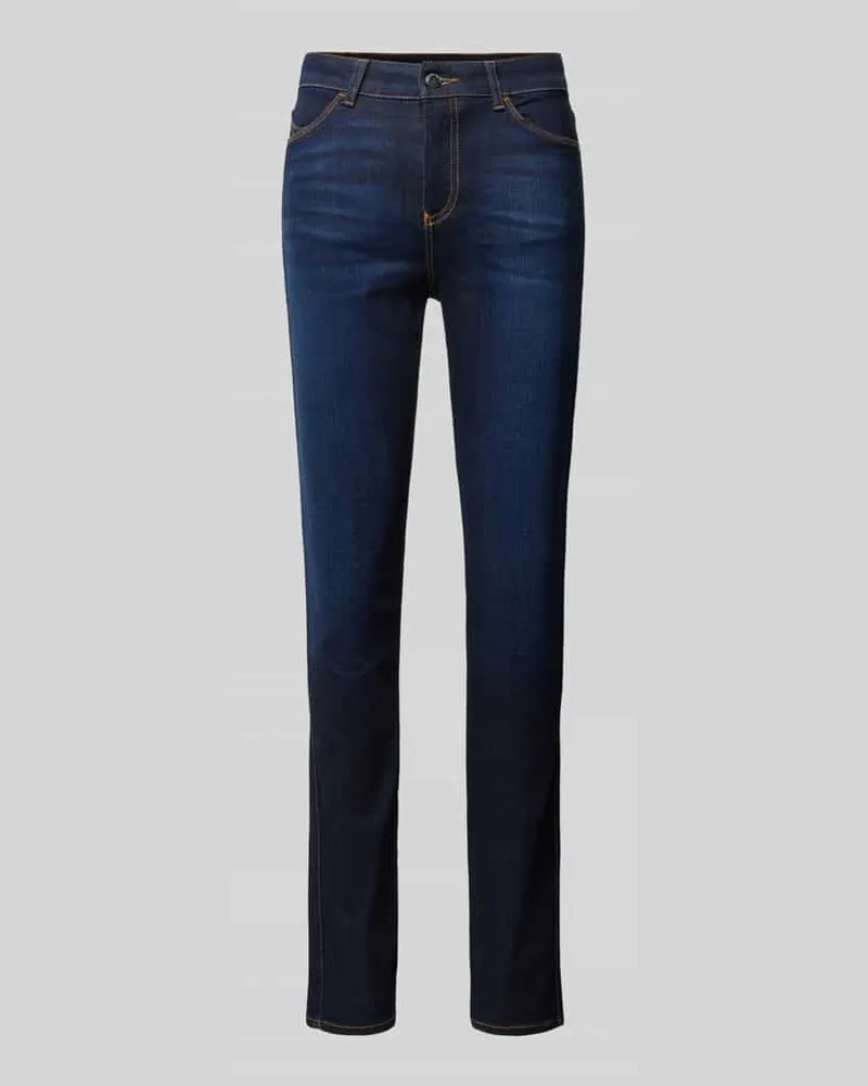 Emporio Armani Skinny Fit Jeans mit 5-Pocket-Design Jeansblau