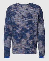 Scotch&Soda Strickpullover in Melange-Optik Dunkelblau