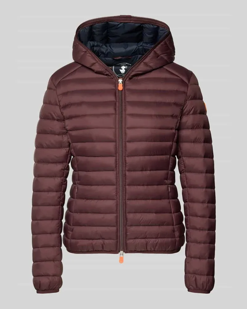 Save The Duck Steppjacke mit Zweiwege-Reißverschluss Modell 'DAISY Bordeaux