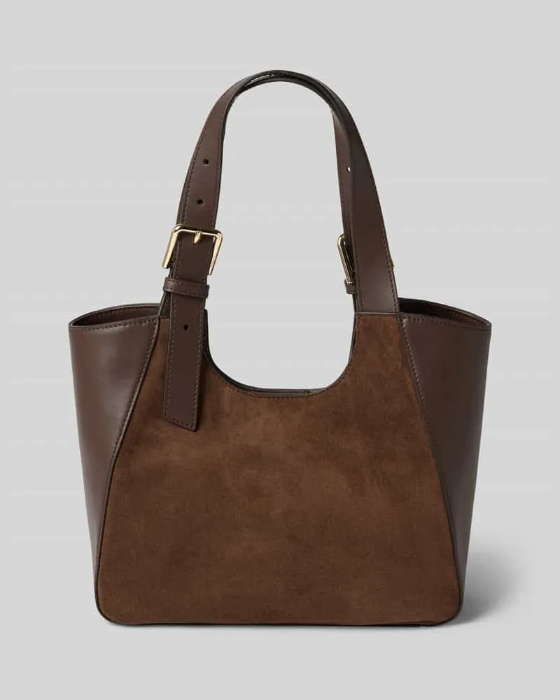Furla Tote Bag aus echtem Kalbsleder Modell 'Dora Dunkelbraun