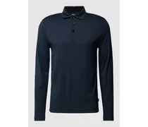 Regular Fit Poloshirt in langärmeligem Design Modell 'Pleins