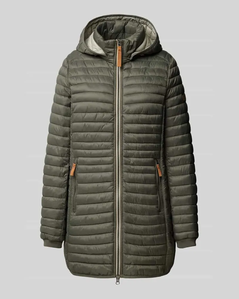 Camel Active Steppjacke mit Kapuze Khaki