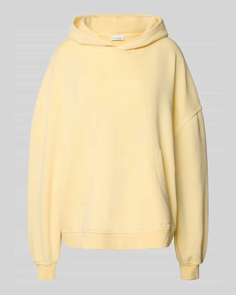 OH APRIL Oversized Hoodie mit Känguru-Tasche Hellgelb
