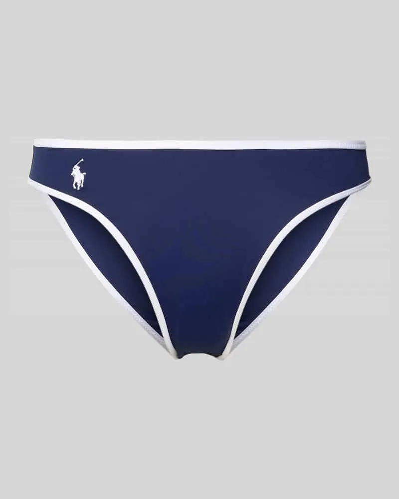 Ralph Lauren Bikini-Hose mit Logo-Stitching Dunkelblau