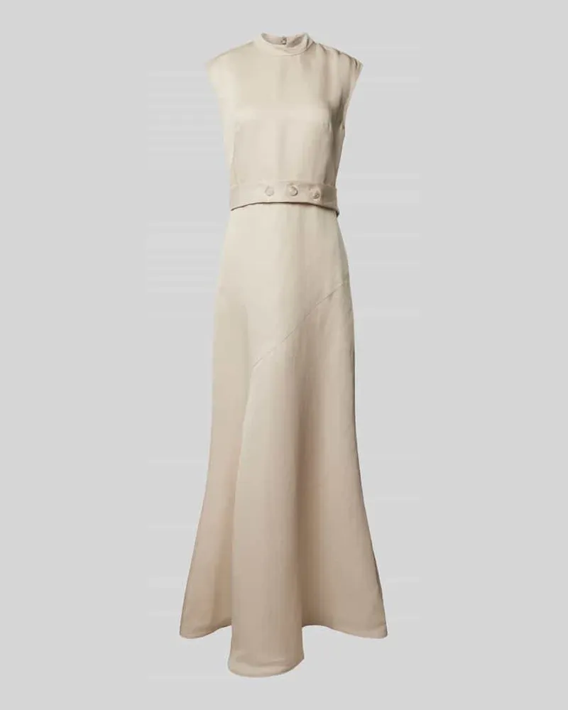 IVY & OAK Maxikleid aus Leinen-Lyocell-Mix Modell 'MANILA Beige