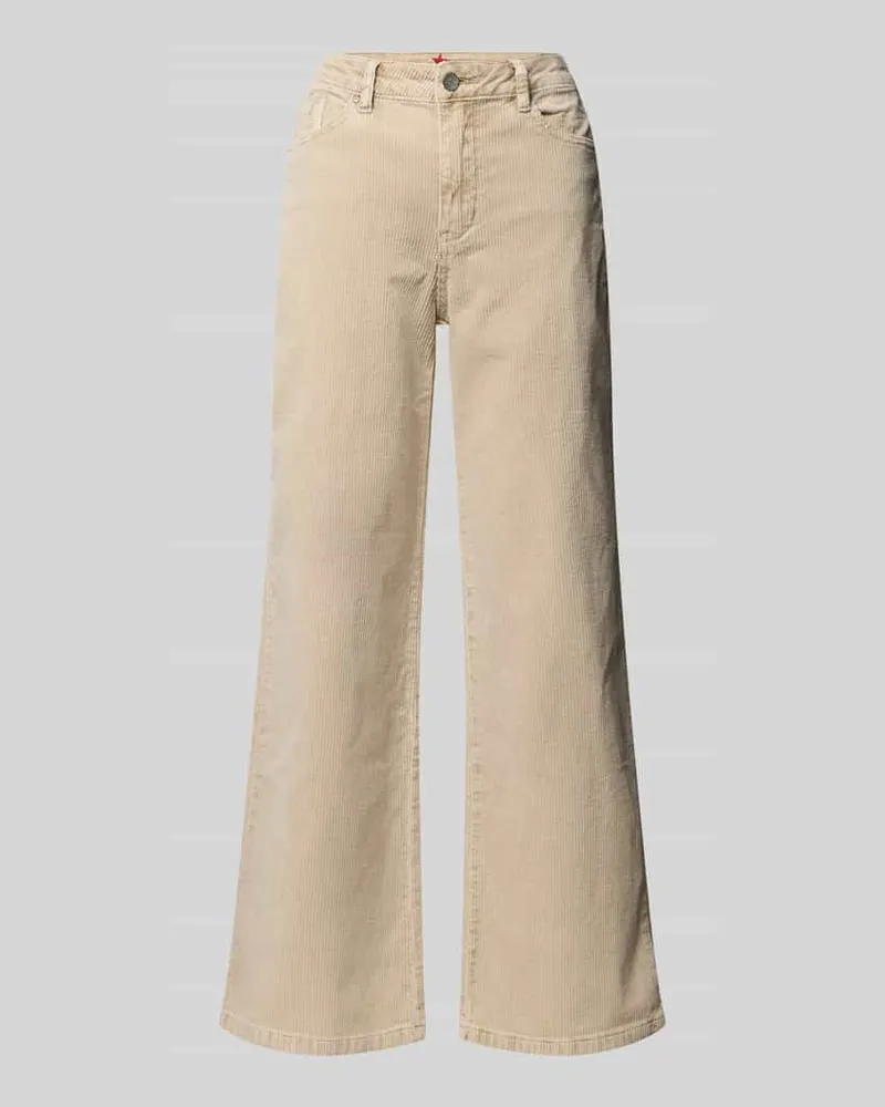Buena Vista Wide Fit Cordhose mit Eingrifftaschen Offwhite