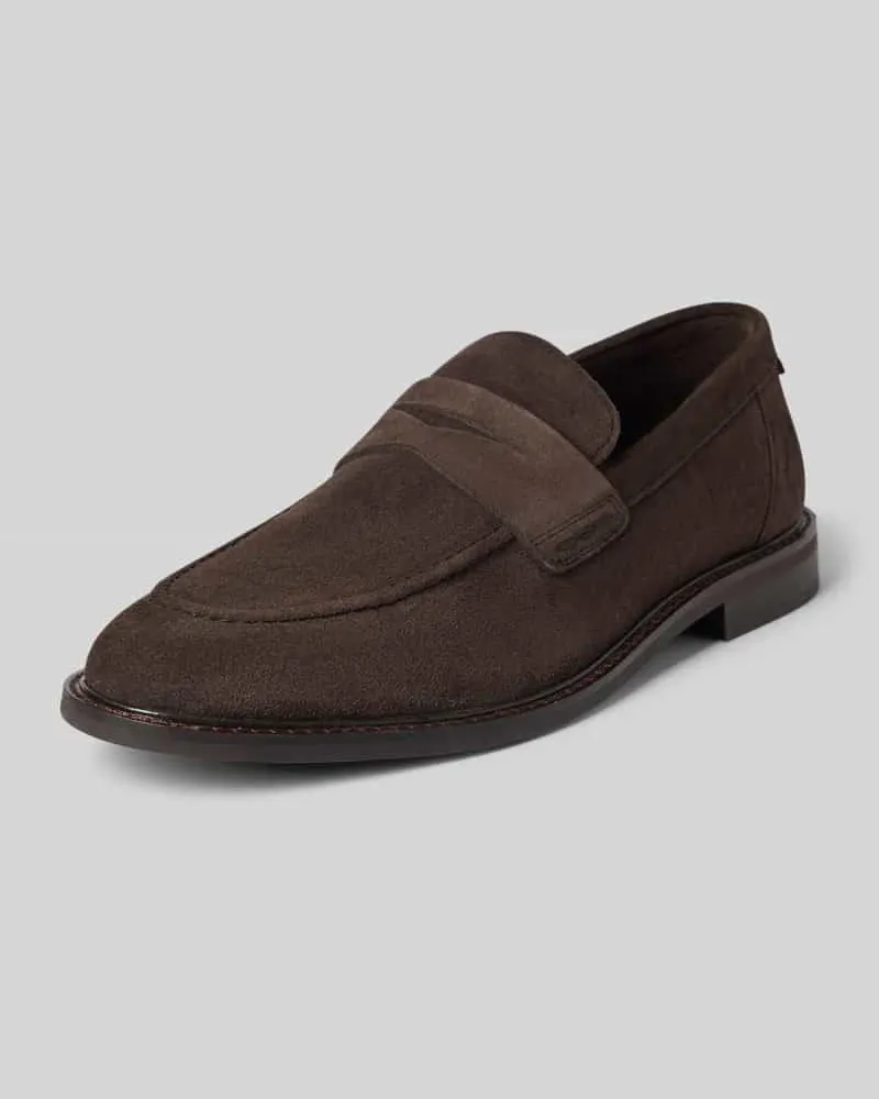 Gant Loafer aus echtem Leder Modell 'Lozham Dunkelbraun