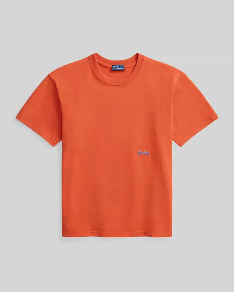 Ralph Lauren Regular Fit T-Shirt aus reiner Baumwolle Rot